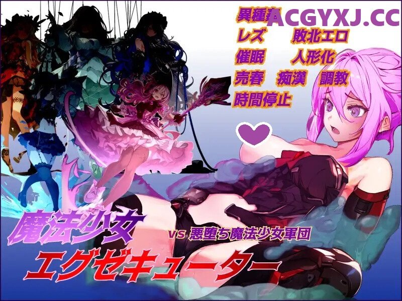 DL11月新作【回合RPG/战斗H/异种X】魔法少女エグゼキューター vs悪堕ち魔法少女軍団 V1.23 机翻汉化【2G】